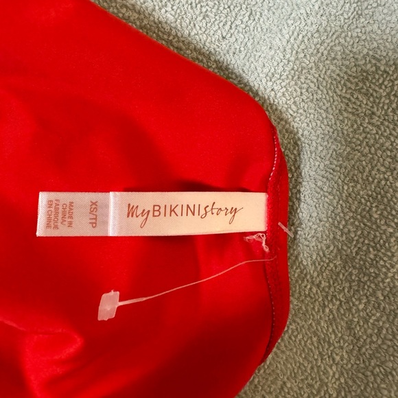 One-Piece Swimsuit - XS - Sharp Coral (Red-Orange) - Never Worn - Picture 5 of 5